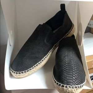 Vince python espadrilles